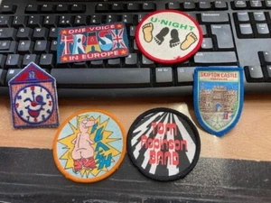 Lot of 6 vintage 1970s cloth patches - Picture 1 of 6