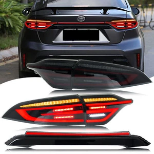 LED Tail Lights & Center Lamp for Toyota Corolla 2020-2024 E210 Black Rear Lamps - Picture 1 of 5
