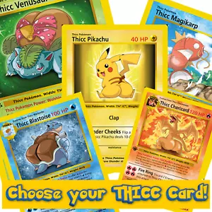 Thicc Pokemon Cards - Big Butt Cards - Picture 1 of 72