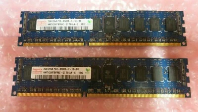 Hynix HMT125R7BFR8C-G7 4GB (2x2GB) 2Rx8 PC3-8500 DDR3 ECC 240P CL7 Server Memory - Image 1 of 4