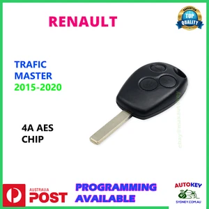 Suits Renault Trafic Remote Key 3 Button 2015 2016 2017 2018 2019 4A chip - Picture 1 of 5