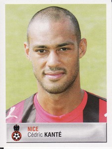 284 CEDRIC KANTE OGC.NICE MALI PANATHINAIKOS STICKER FOOT 2007 SANDWICHES