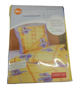 Plus Punkt Bettwäsche Set Kissen & Bezug Geblümt 135x200 cm 100% Baumwolle - Bild 1 von 6