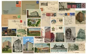 HOTEL PRINTED ADVERTISING COVERS CARDS etc.. 1902-56 .. PRICED SINGLY & GROUPS - Picture 1 of 61