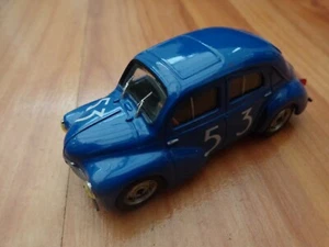 ELIGOR 1/43 RENAULT 4CV BOWL GOLDEN 1952 #53 DIECAST CLASSIC RALLY CAR USED - Picture 1 of 1