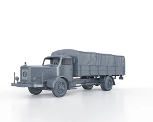 WWII GERMAN Mercedes L6500 hollow tarp - 1/48 1/56 1/72 1/87 1/100 3D Print - Imagen 1 de 4