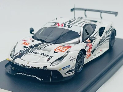 LOOKSMART LSLM088 FERRARI 488 GTE JMW n°84 Le Mans 2018 1.43 - Photo 1/4