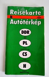 Reisekarte Reiseatlas DDR Polen Ungarn Tschechien - Bild 1 von 4