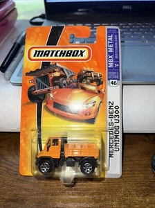 Matchbox MBX Metal (2007) Orange Mercedes-Benz Unimog U300 #46 - Picture 1 of 3
