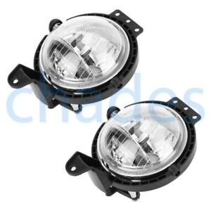 Pair Left & Right Bumper Fog Light Lamps For Mini Cooper R55 R56 R57 R58 R59