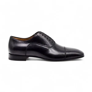 Christian Louboutin Greggo Leder Oxford Schuhe Schwarz EU 39,5 US 6,5 - Neu 995 $ - Bild 1 von 8