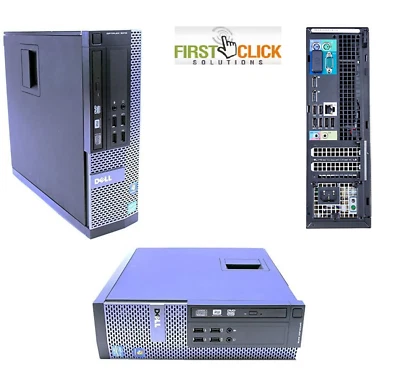 FAST GAMING DELL BUNDLE TOWER PC SET COMPUTER SYSTEM INTEL i3 8GB 1TB GT730 - Image 1 of 4