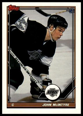 1991-92 Topps #37 John McIntyre - Image 1 of 2