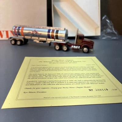 Winross Bucks-Mont Collectors Club Mount Joy PA 5th, petrolero 1/64 diecast, casi nuevo Foto 1 de 4