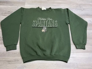 Vintage MSU Michigan State Spartans Crewneck Sweatshirt Youth Size Large (14-16) - Picture 1 of 8