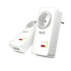 AVM FRITZ! Zestaw Powerline 1220E (1200 MBIT/s Duo) - pasuje do Powe (US IMPORT) - Zdjęcie 1 z 6