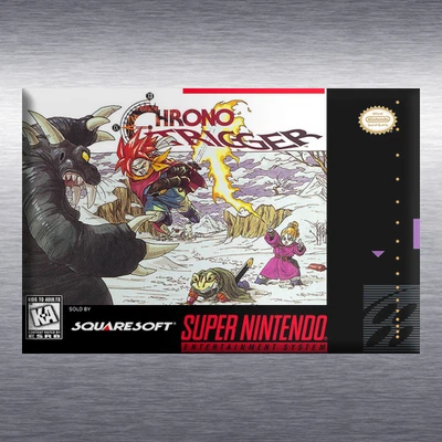 Caja de videojuegos Chrono Trigger arte *SNES* imán de alta calidad Foto 1 de 2