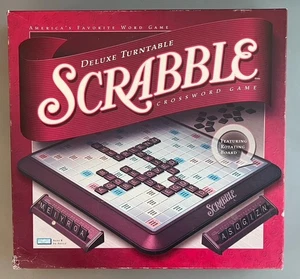 Vintage 2001 Scrabble Deluxe Turntable Edition Complete - Picture 1 of 7