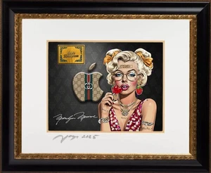 Marilyn Monroe seltener Vintage 1978 11x14 gerahmter Druck. - Bild 1 von 9