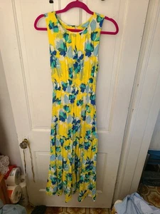 DRAPER JAMES RSVP Women’s Size Small Clip-Dot Tiered Maxi Dress - Picture 1 of 8
