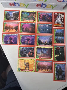 Vintage Teenage Mutant Ninja Turtles Trading Cards Lot (17 Total) TMNT 1990s - Bild 1 von 23