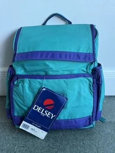 DELSEY ‘OK’ Hiking Backpack Bag Travel Rucksack Turquoise NEW - Picture 1 of 13