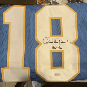 CHARLIE JOINER AUTOGRAPH AUTO FOOTBALL JERSEY JSA AUTHENTIC CHARGERS - Picture 1 of 3