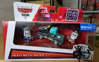 CARS - HEAVY METAL MATER 3 PACK - Toon Mattel Disney Pixar - Immagine 1 di 2