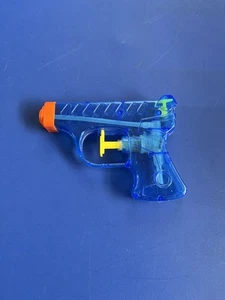Kunststoff Wasserpistole - blau Kunststoff 4x3" - gebraucht - Bild 1 von 2