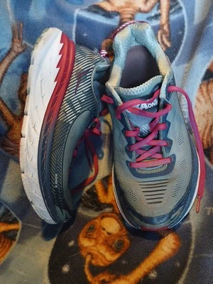 Hoka One One W Bondi 5-1014759 AVIG Blue Running Shoes Sneakers Size US7 UK5.5 - Image 1 of 4