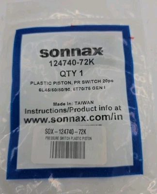 . 6l50  6L80 6l90, 6t70 (Gen. 1)Pressure Switch Plastic Piston 124740-72K QTY=20 - Image 1 of 3