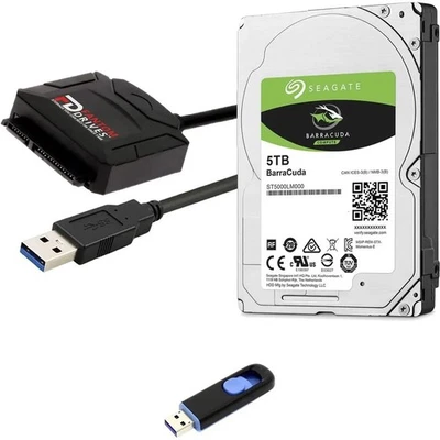 Kit de actualización de disco duro Fantom Drives de 5 TB con Seagate Barracuda ST5000LM000 Foto 1 de 3