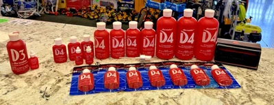 Lote de 21 botellas de líquido de limpieza para lavavajillas D4+ D4 D3 Sc-2 de 6 oz leer... Foto 1 de 4