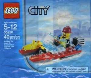 LEGO CITY *FIRE SPEEDBOAT* SET 30220 *NEW SEALED POLYBAG* WATER RESCUE - Picture 1 of 3