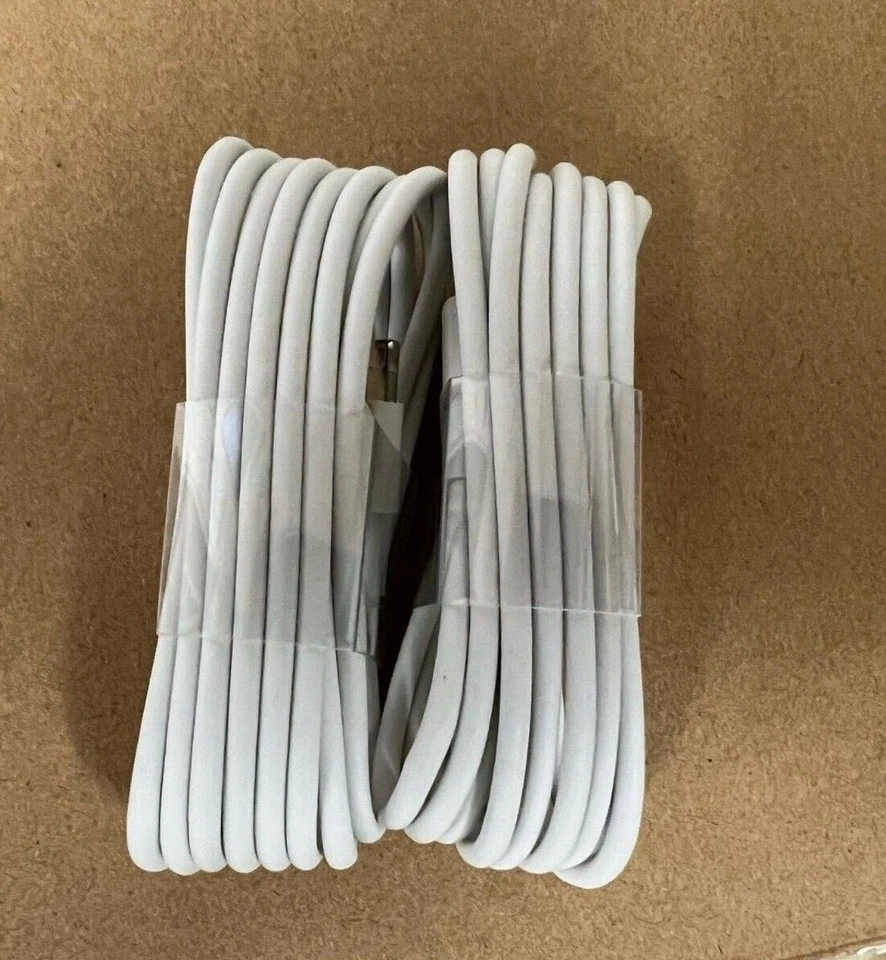 PAQUETE DE 2 CABLES DE CARGA DE DATOS USB de 3/6/10 pies para Apple iPhone 6 7 8 Xs 11 Plus Foto 1 de 1