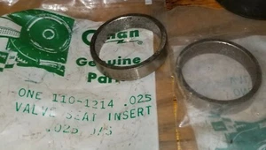 Qty-2 110-1214-025 +.0025" OVERSIZE VALVE SEAT Insert Onan JB JC  2 PC LOT  - Bild 1 von 2