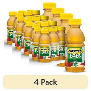 100 Percent Original Apple Juice, 8 fl oz bottles, 24 Count (4 Packs of 6) - Picture 1 of 10