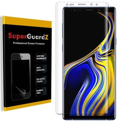 2X Samsung Galaxy Note 9 SuperGuardZ® 3D Curved FULL COVER Screen Protector Film - Image 1 of 4