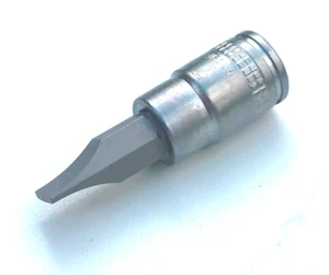Bahco 7mm flat slot screwdriver socket bit 1/4" dr. drive - Trade quality tool - Picture 1 of 1