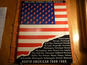 The Rolling Stones: Steel Wheels North AmericaTour1989 Program Souvenir Booklet. - Picture 1 of 4