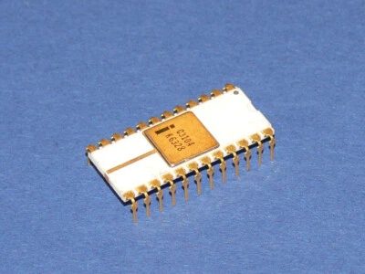 INTEL C3104 Intels erster inhaltsadressierbarer Speicherchip gold vintage neu - Bild 1 von 4