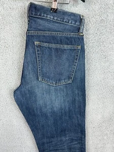Gap Jeans Men's Size 31x32 Straight Leg Blue Dark Wash Denim Jeans Pants - Picture 1 of 14