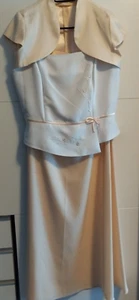 3-Teiler Hochzeit Kleid Gr. 40 - Bild 1 von 16