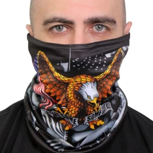 NECK GAITER - Soft Breathable 100% Polyester Microfiber Lined NECK GAITERS MASK - Picture 1 of 6