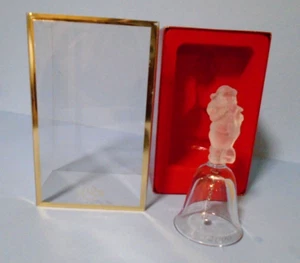 VINTAGE Lenox Annual 2000 Santa's List Crystal Bell - Picture 1 of 4
