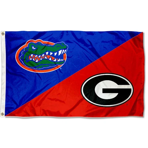 UF vs UGA House Divided 3x5 Flag and Banner Cover