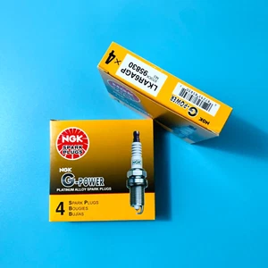 New NGK G-Power LKAR6AGP Stock No.95830 Spark Plugs Pack (Set of 4) - Picture 1 of 5