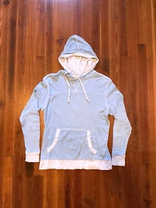 Leichter Hoodie Herren Schnalle Größe Small hellblau & weiß - Bild 1 von 4
