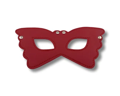 Máscara de ojos venda erótica esclavo cuero ciego para juegos de pareja Foto 1 de 3