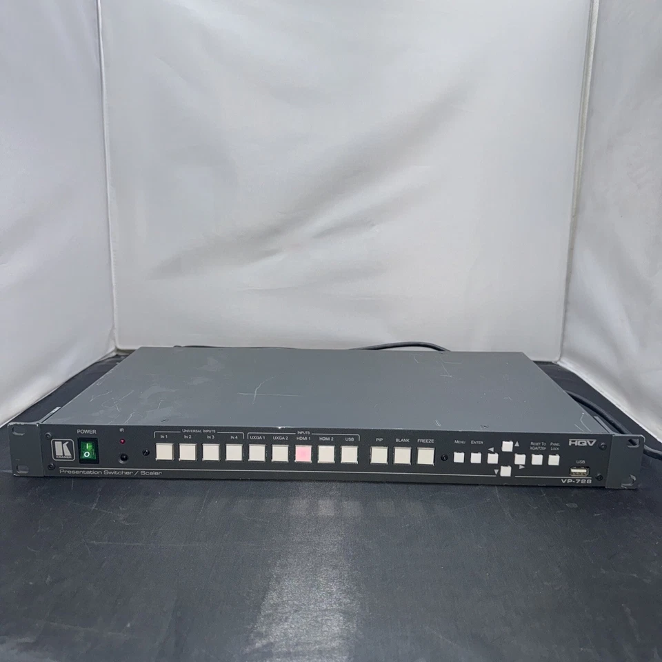 Kramer VP-728 9-Input ProScale HDMI HQV Digital Presentation Scaler/Switcher - Image 1 of 4
